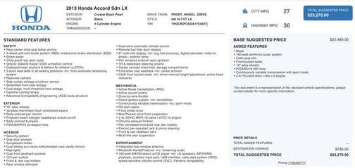 2013 Honda Accord LX