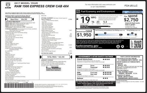 2017 RAM 1500 Express