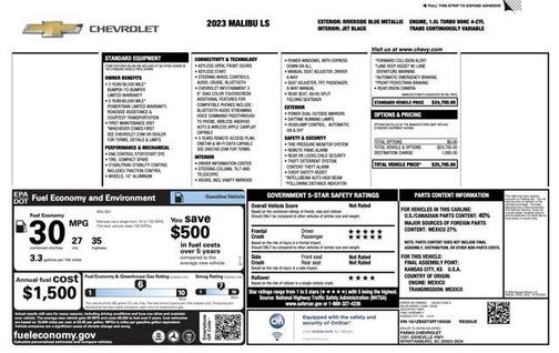 2023 Chevrolet Malibu 1LS
