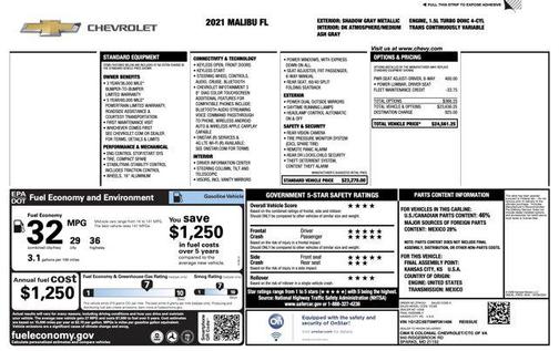 2021 Chevrolet Malibu 1LS