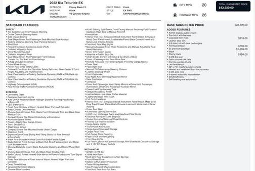 2022 Kia Telluride EX