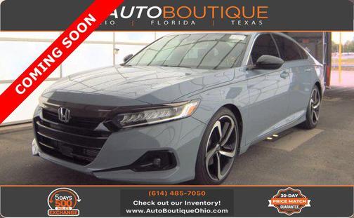 Sonic Gray Pearl 2021 Honda Accord Sport 2.0T