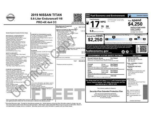 2019 Nissan Titan PRO-4X