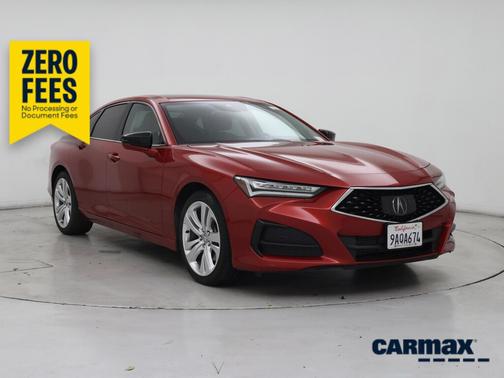 Red 2022 Acura TLX SH-AWD Technology