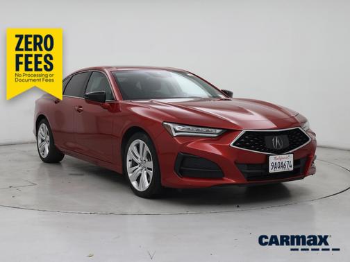 Red 2022 Acura TLX SH-AWD Technology