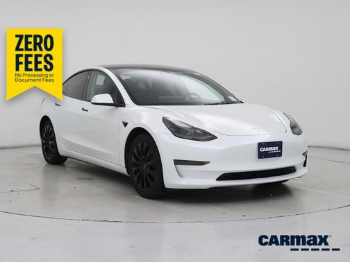 White 2023 Tesla Model 3