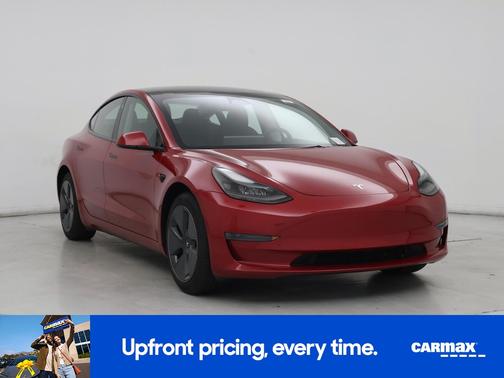 Red 2023 Tesla Model 3