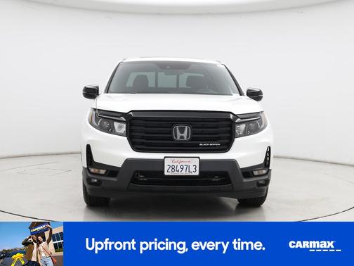 White 2022 Honda Ridgeline Black Edition