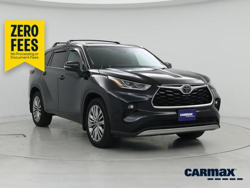 Black 2020 Toyota Highlander Platinum