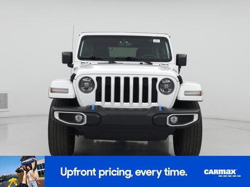 White 2023 Jeep Wrangler 4xe Unlimited Sahara