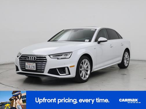 White 2019 Audi A4 Premium Plus