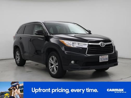 Black 2015 Toyota Highlander XLE