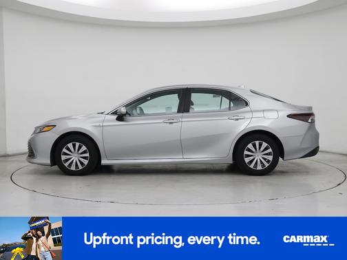 Silver 2021 Toyota Camry Hybrid LE