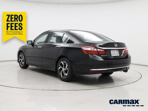 Black 2017 Honda Accord LX