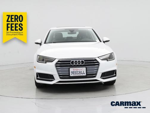 White 2019 Audi A4 Premium
