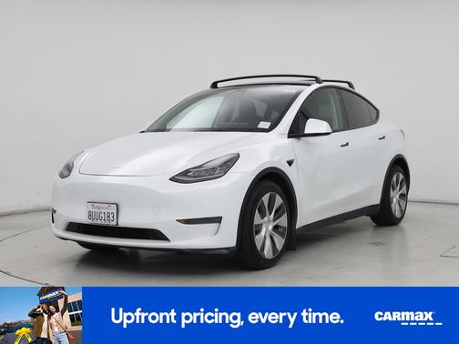 White 2021 Tesla Model Y Long Range
