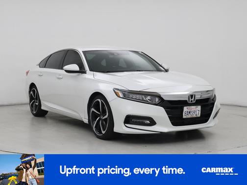 White 2018 Honda Accord Sport