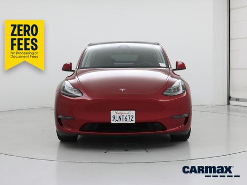 Red 2024 Tesla Model Y Performance