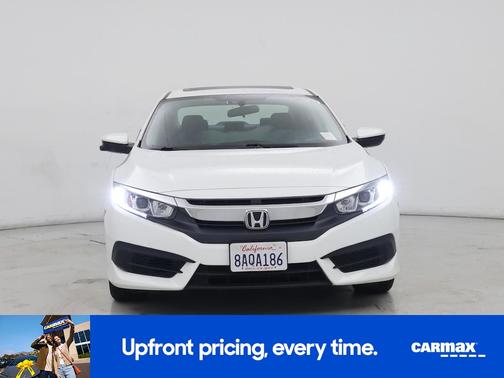 White 2017 Honda Civic EX