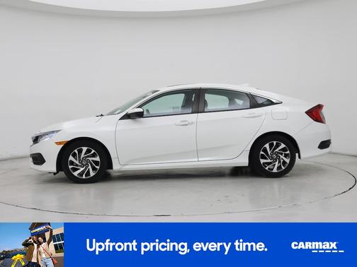 White 2017 Honda Civic EX