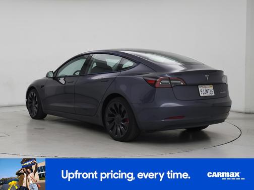 Gray 2023 Tesla Model 3 Performance