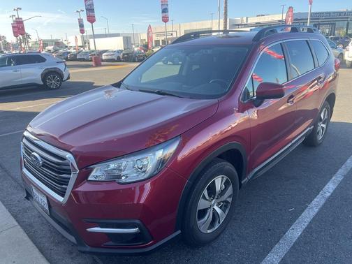 Crimson Red Pearl 2020 Subaru Ascent Premium 8-Passenger