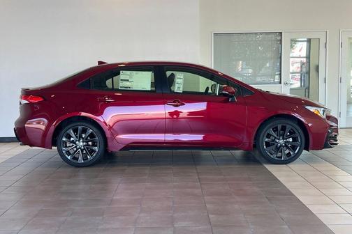 Ruby Flare Pearl 2026 Toyota Corolla Hybrid SE