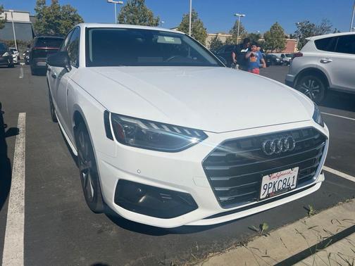 Ibis White 2021 Audi A4 40 Premium Plus