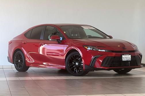 Supersonic Red 2025 Toyota Camry SE