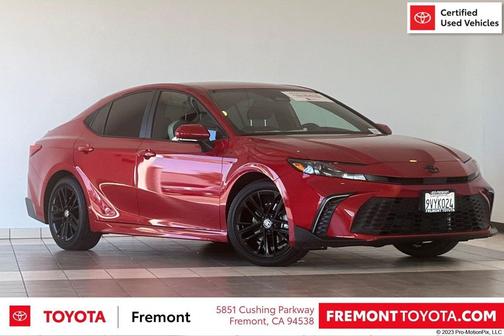 Supersonic Red 2025 Toyota Camry SE