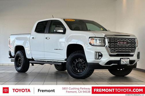 Summit White 2021 GMC Canyon Denali