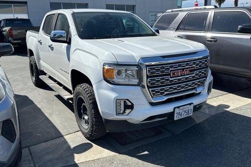 Summit White 2021 GMC Canyon Denali