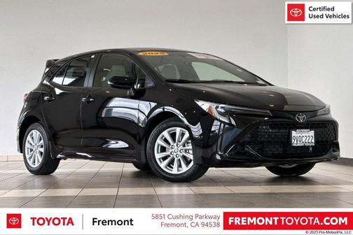 Midnight Black Metallic 2025 Toyota Corolla SE