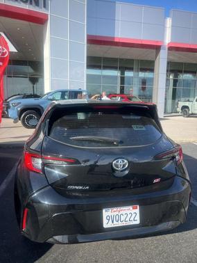 Midnight Black Metallic 2025 Toyota Corolla SE