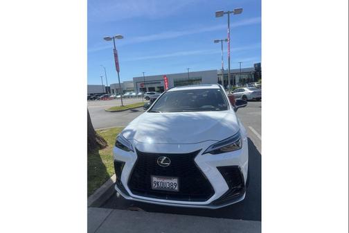Ultra White 2024 Lexus NX 450h+ F SPORT Handling