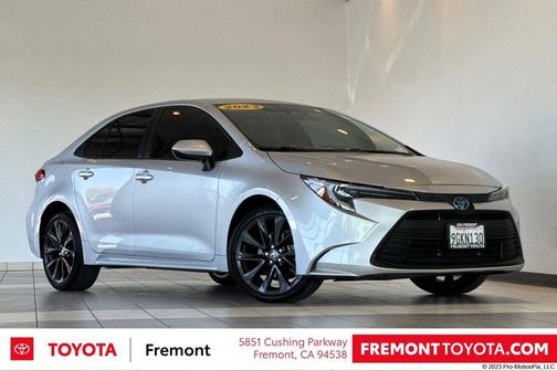 Classic Silver Metallic 2023 Toyota Corolla Hybrid LE