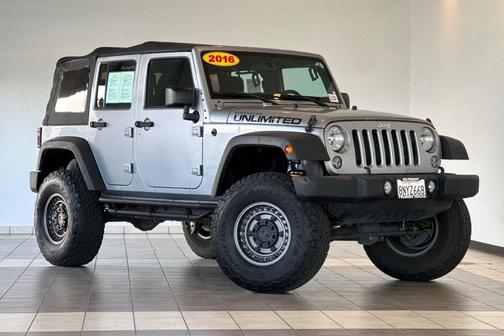 Billet Silver Metallic Clearcoat 2016 Jeep Wrangler Unlimited Sport