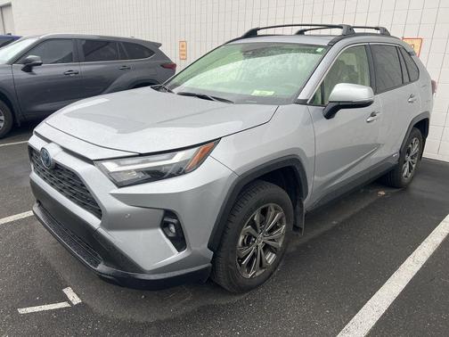 Silver Sky Metallic 2022 Toyota RAV4 Hybrid XLE Premium