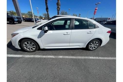White 2022 Toyota Corolla LE