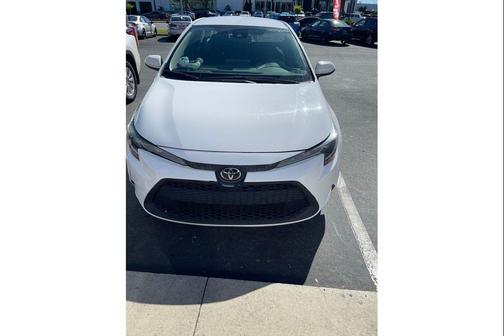 White 2022 Toyota Corolla LE