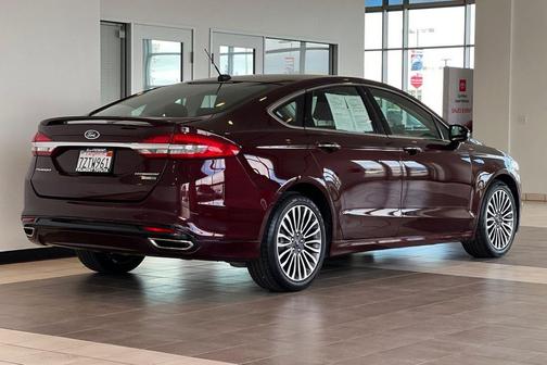 Burgundy Velvet Metallic Tinted Clearcoat 2017 Ford Fusion Titanium