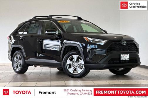Midnight Black Metallic 2025 Toyota RAV4 Hybrid XLE