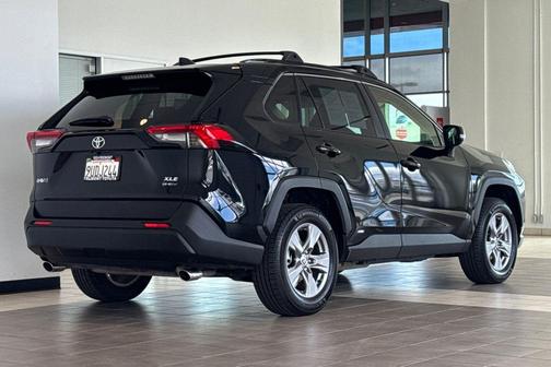 Midnight Black Metallic 2025 Toyota RAV4 Hybrid XLE