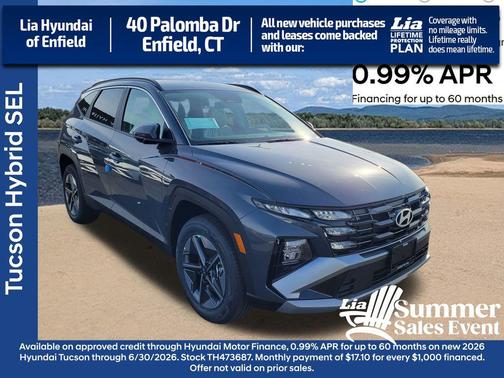 Ecotronic Gray 2026 Hyundai TUCSON Hybrid SEL