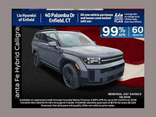 Ecotronic Gray 2026 Hyundai SANTA FE HEV Calligraphy