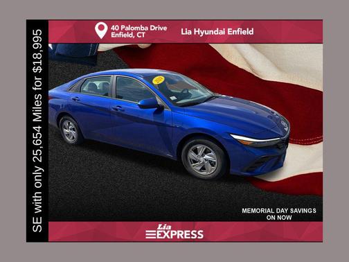 Intense Blue 2024 Hyundai ELANTRA SE