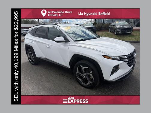 Serenity White Pearl 2023 Hyundai TUCSON SEL