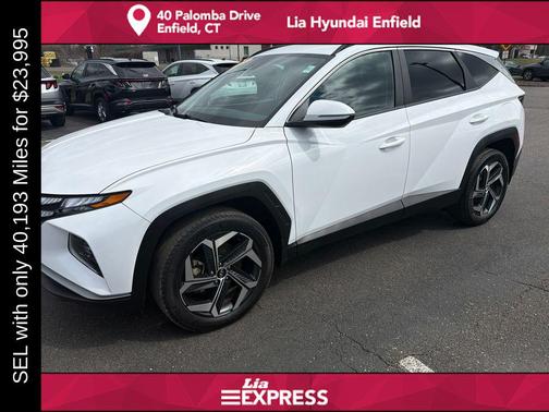 Serenity White Pearl 2023 Hyundai TUCSON SEL