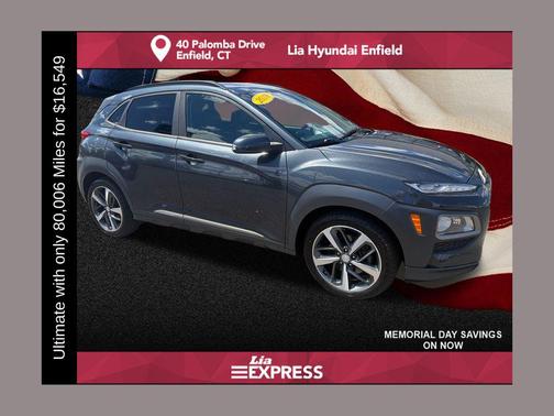 Thunder Gray 2018 Hyundai KONA Ultimate