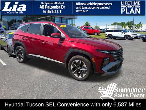 Ultimate Red 2025 Hyundai TUCSON SEL Convenience